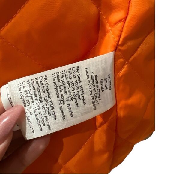 NWT Alpha Industries Mauve Pink MA-1 Long Jacket in Size S - Picture 8 of 9